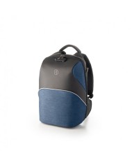 Tekniko Expand - Zaino Antifurto dimensioni 34 x 45 x 15/21 cm Intempo idrorepellente con serratura presa usb - colore BLU