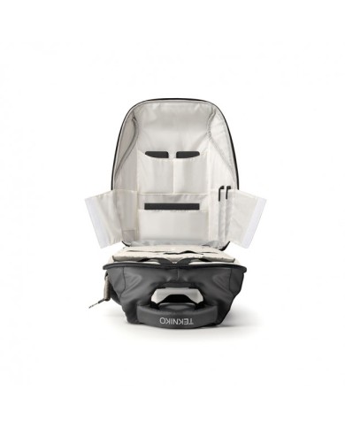 Tekniko Expand - Zaino Antifurto dimensioni 34 x 45 x 15/21 cm Intempo idrorepellente con serratura presa usb - colore NERO