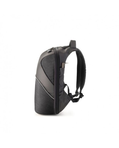 Tekniko Expand - Zaino Antifurto dimensioni 34 x 45 x 15/21 cm Intempo idrorepellente con serratura presa usb - colore NERO