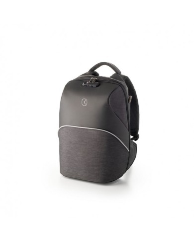 Tekniko Expand - Zaino Antifurto dimensioni 34 x 45 x 15/21 cm Intempo idrorepellente con serratura presa usb - colore NERO