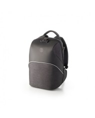 Tekniko Expand - Zaino Antifurto dimensioni 34 x 45 x 15/21 cm Intempo idrorepellente con serratura presa usb - colore NERO