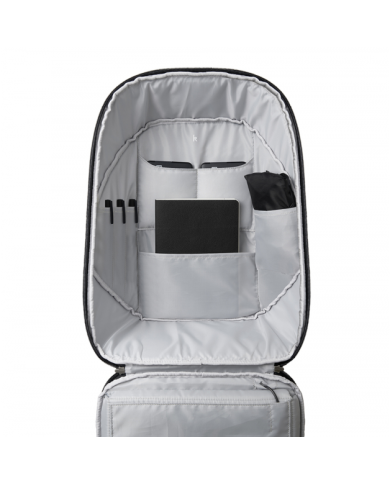 Tekniko big ROSSO - Zaino Antifurto dimensioni 34 x 46 x 16 cm Intempo idrorepellente tecnico con serratura presa usb