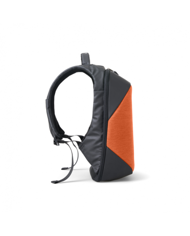 Tekniko big ARANCIO - Zaino Antifurto dimensioni 34 x 46 x 16 cm Intempo idrorepellente tecnico con serratura presa usb