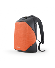 Tekniko big ARANCIO - Zaino Antifurto dimensioni 34 x 46 x 16 cm Intempo idrorepellente tecnico con serratura presa usb