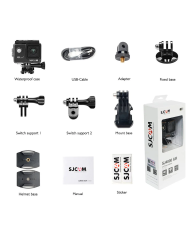 Sjcam - GoPro SJ4000 Air, action camera 4k 16MP schermo 2'', campo visivo 135°