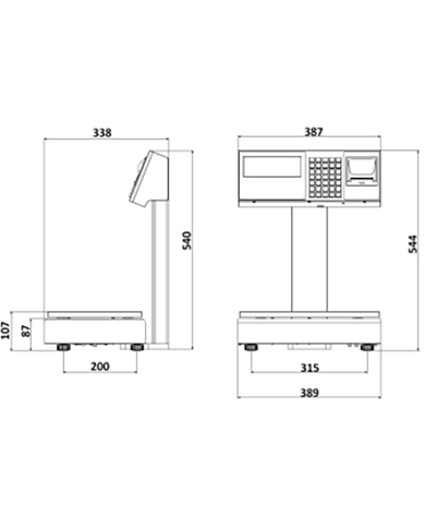 Bilancia Helmac serie GPE-MIT omologata e certificata