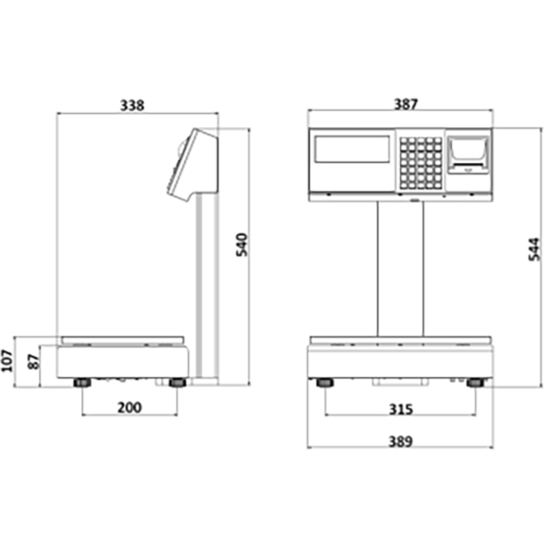 Bilancia Helmac serie GPE-MIT omologata e certificata