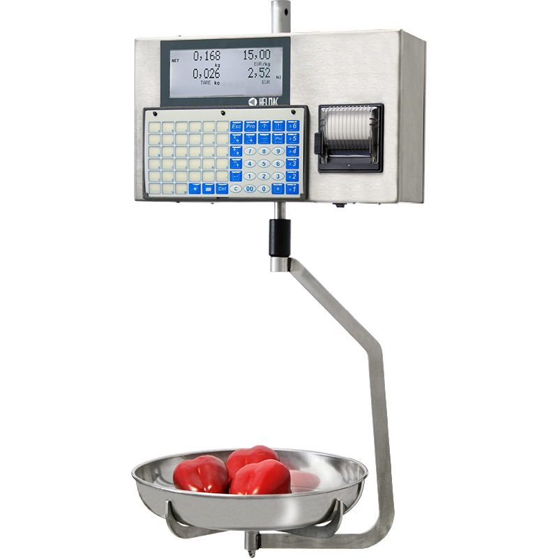 Bilancia Helmac serie GPE-6 omologata e certificata per pescherie