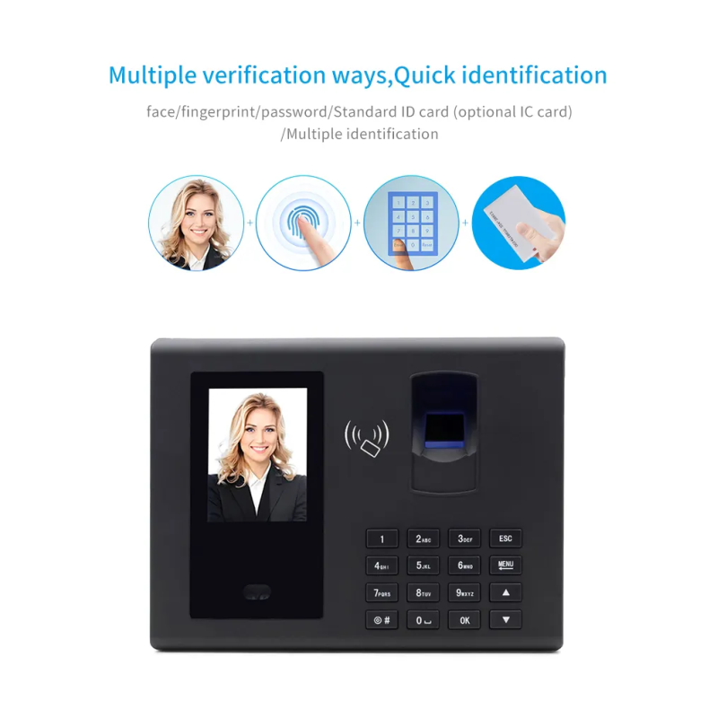 FA50H Access Controll rilevatore presenze volto id card impronte digitali PC RETE