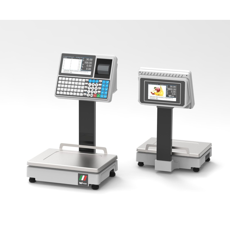 Bilancia Unlimited Waage 12-30 kg certificata e omologata per supermercati negozi attività di produzione