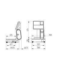 Bilancia Supra Waage 12-30 kg certificata e omologata per supermercati negozi attività di produzione