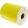 100 x 100 mm, f. 25 - Rotolo n° 400 etichette termiche adesive giallo