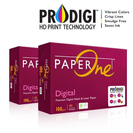 Paperone Digital - Risma Carta A4 500ff 100g/m 29,7x21cm - Ideale per stampe laser colori