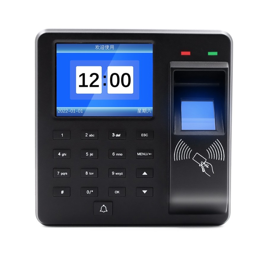 M10H - Dispositivo controllo presenze accessi compatto con metodo Impronte digitali e Id Card