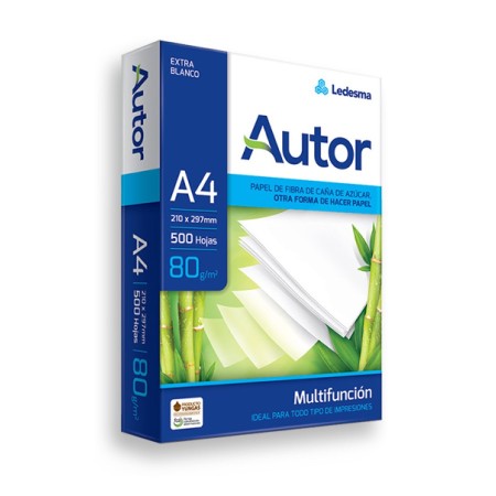 5 pz Autor Risma A4 da 500ff 29,7 x 21cm - Carta extra bianco per stampa e fotocopie PFC