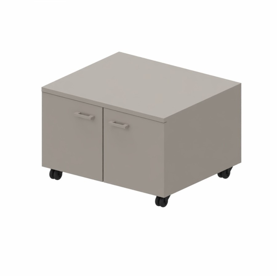 LAS - Mobile di servizio porta-fotocopiatrice su ruote L.65 x P.55 x H.47