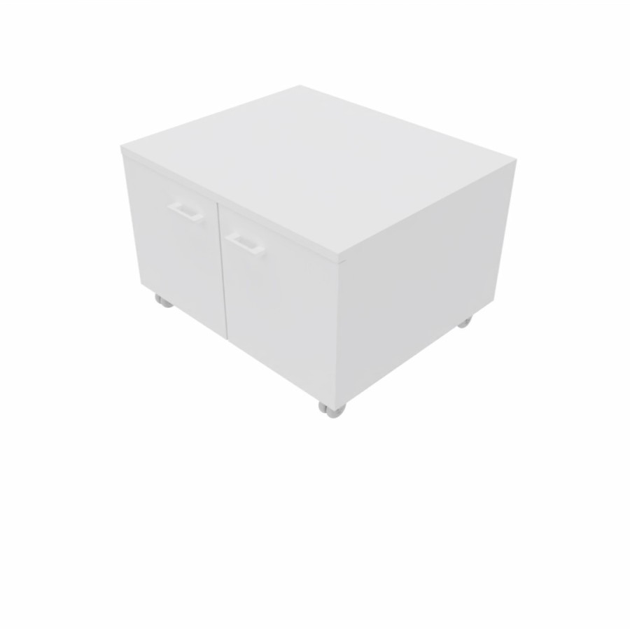 LAS - Mobile di servizio porta-fotocopiatrice su ruote L.65 x P.55 x H.47