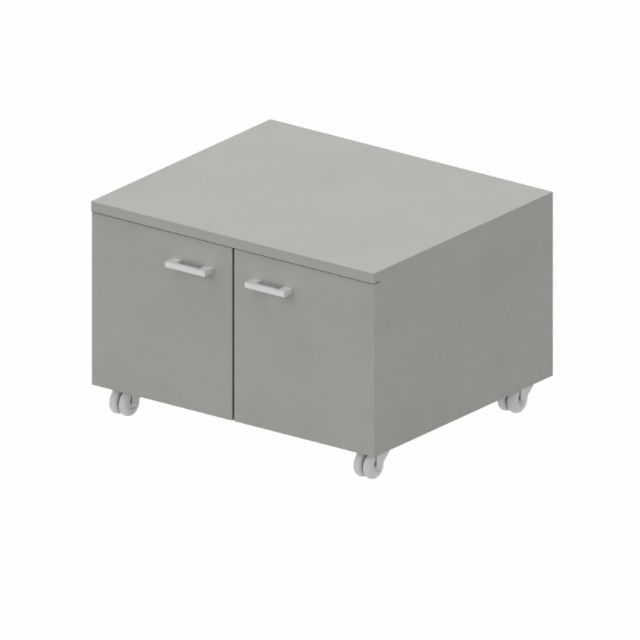 LAS - Mobile di servizio porta-fotocopiatrice su ruote L.65 x P.55 x H.47