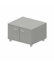 LAS - Mobile di servizio porta-fotocopiatrice su ruote L.65 x P.55 x H.47