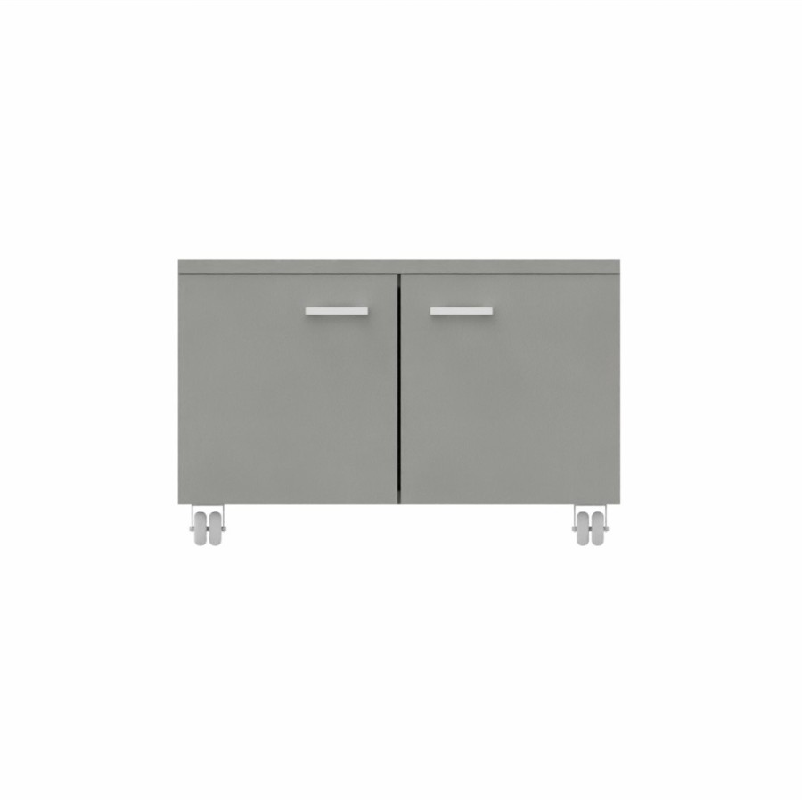 LAS - Mobile di servizio porta-fotocopiatrice su ruote L.65 x P.55 x H.47