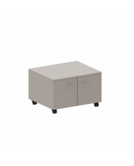 LAS - Mobile di servizio porta-fotocopiatrice su ruote L.65 x P.55 x H.47