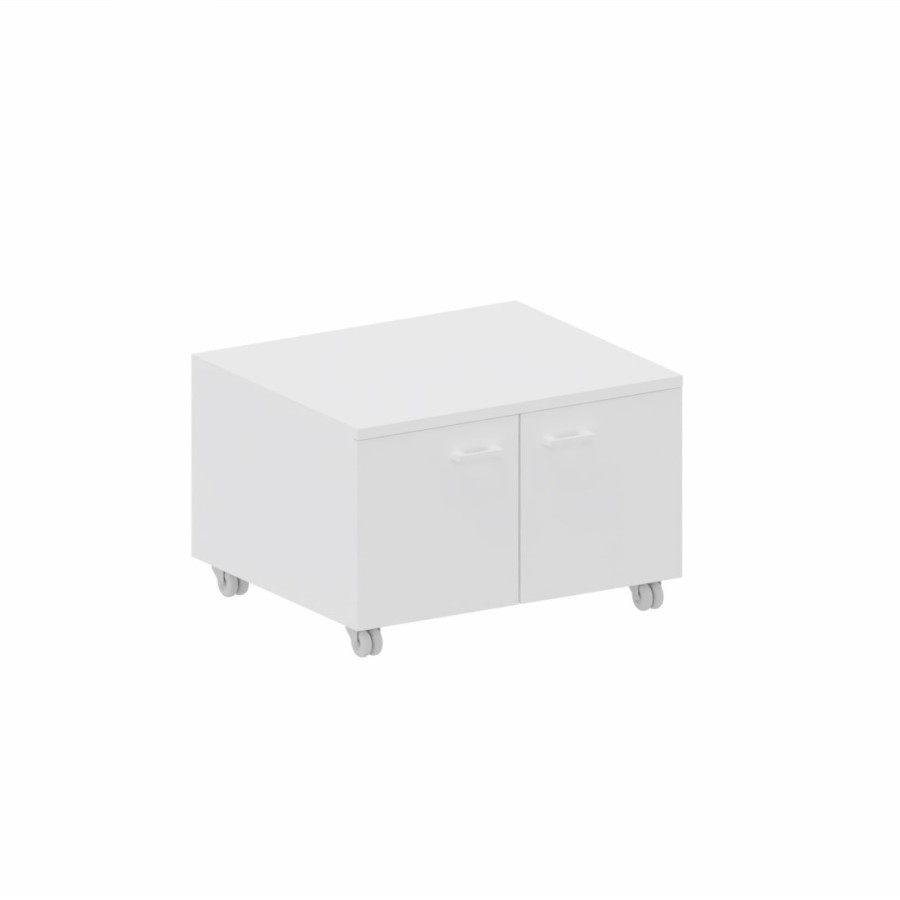 LAS - Mobile di servizio porta-fotocopiatrice su ruote L.65 x P.55 x H.47