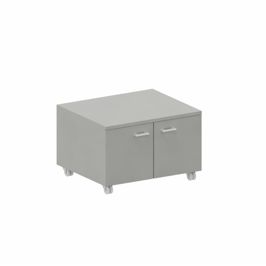 LAS - Mobile di servizio porta-fotocopiatrice su ruote L.65 x P.55 x H.47