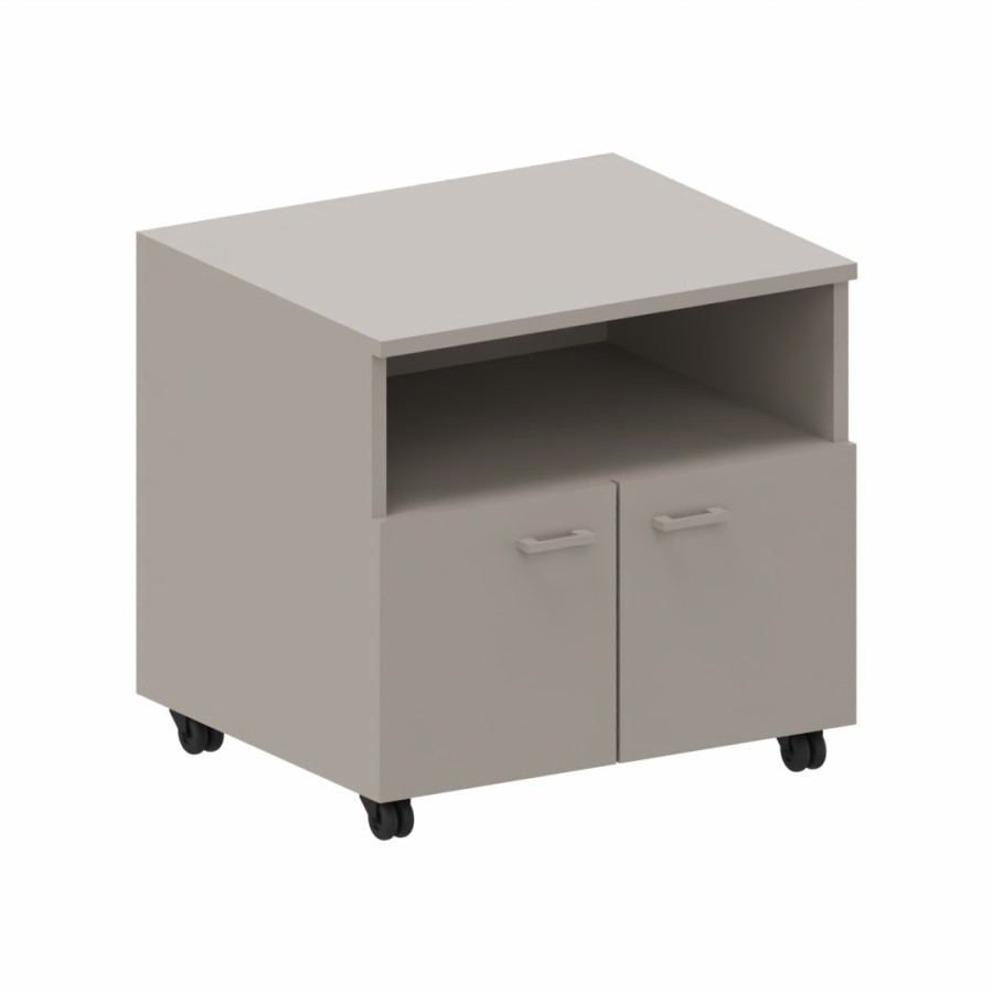 LAS - Mobile di servizio porta-fotocopiatrice su ruote L.65 x P.55 x H.62