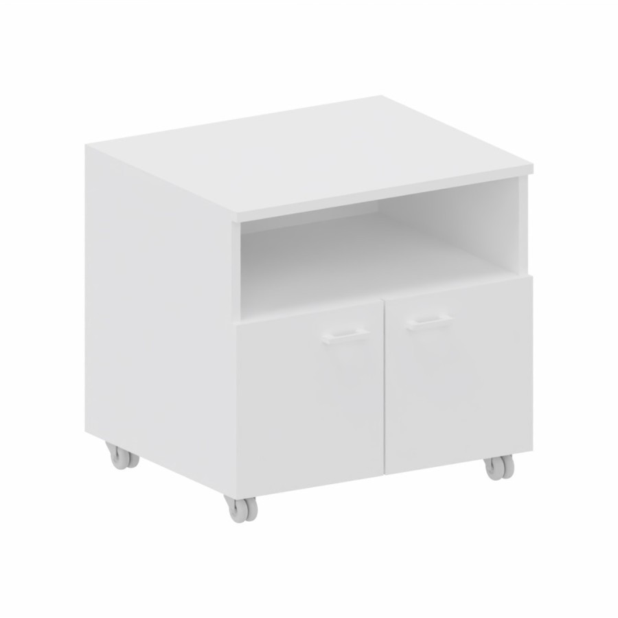 LAS - Mobile di servizio porta-fotocopiatrice su ruote L.65 x P.55 x H.62