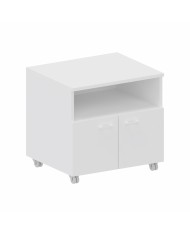 LAS - Mobile di servizio porta-fotocopiatrice su ruote L.65 x P.55 x H.62