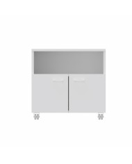 LAS - Mobile di servizio porta-fotocopiatrice su ruote L.65 x P.55 x H.62