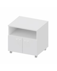 LAS - Mobile di servizio porta-fotocopiatrice su ruote L.65 x P.55 x H.62