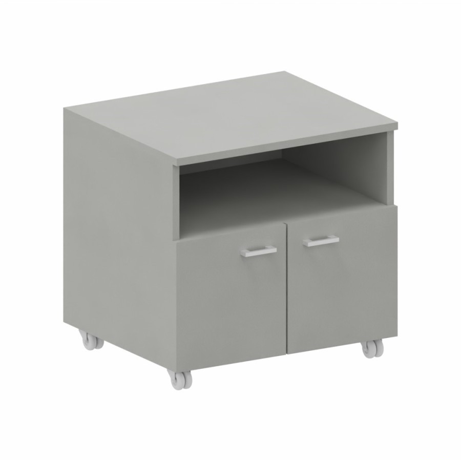 LAS - Mobile di servizio porta-fotocopiatrice su ruote L.65 x P.55 x H.62