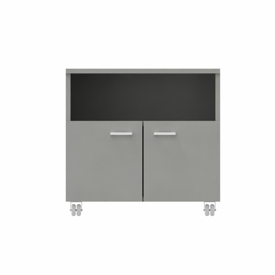 LAS - Mobile di servizio porta-fotocopiatrice su ruote L.65 x P.55 x H.62