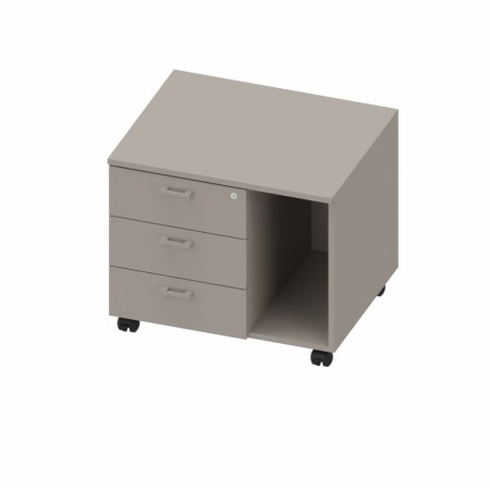 LAS - Mobile di servizio su ruote con cassetti e serratura L.67,7 x P.55,1 x H.56,8