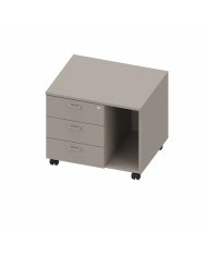 LAS - Mobile di servizio su ruote con cassetti e serratura L.67,7 x P.55,1 x H.56,8