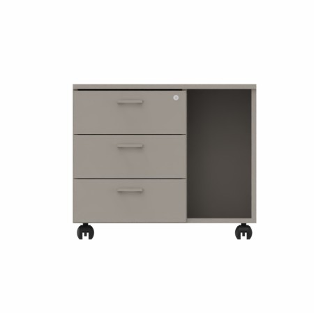 LAS - Mobile di servizio su ruote con cassetti e serratura L.67,7 x P.55,1 x H.56,8