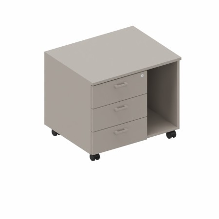 LAS - Mobile di servizio su ruote con cassetti e serratura L.67,7 x P.55,1 x H.56,8