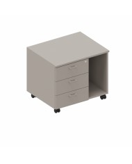 LAS - Mobile di servizio su ruote con cassetti e serratura L.67,7 x P.55,1 x H.56,8