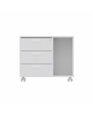 LAS - Mobile di servizio su ruote con cassetti e serratura L.67,7 x P.55,1 x H.56,8