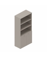 LAS - Mobile alto contenitore 2 ante cieche basse con serratura e top L.90 x p.46,3 x H.196,7