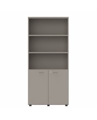 LAS - Mobile alto contenitore 2 ante cieche basse con serratura e top L.90 x p.46,3 x H.196,7