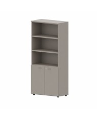 LAS - Mobile alto contenitore 2 ante cieche basse con serratura e top L.90 x p.46,3 x H.196,7