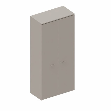 LAS - Mobile alto contenitore 2 ante cieche con serratura e top L.90 x p.46,3 x H.196,7