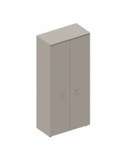 LAS - Mobile alto contenitore 2 ante cieche con serratura e top L.90 x p.46,3 x H.196,7