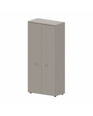 LAS - Mobile alto contenitore 2 ante cieche con serratura e top L.90 x p.46,3 x H.196,7