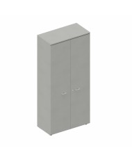 LAS - Mobile alto contenitore 2 ante cieche con serratura e top L.90 x p.46,3 x H.196,7