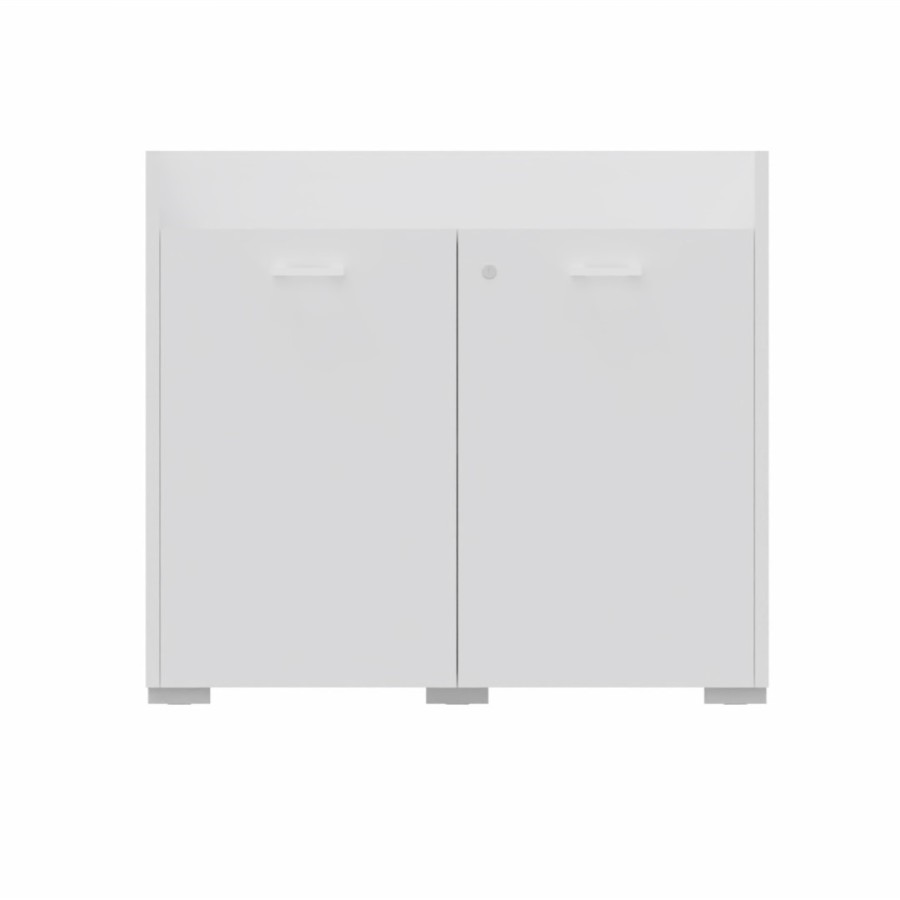 LAS - Mobile smart con 2 ante cieche e serratura L.80 X P.41,7 X H.71,1