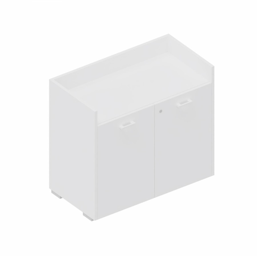 LAS - Mobile smart con 2 ante cieche e serratura L.80 X P.41,7 X H.71,1