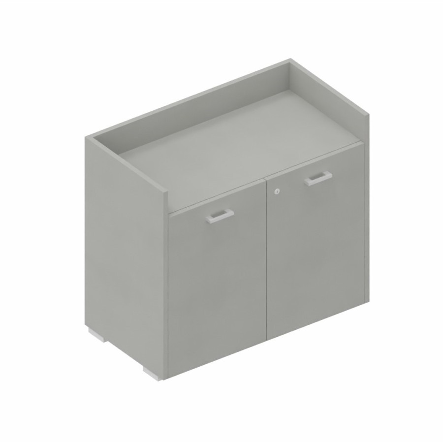 LAS - Mobile smart con 2 ante cieche e serratura L.80 X P.41,7 X H.71,1